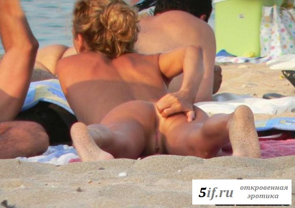 Классные гениталии пляжной красотки