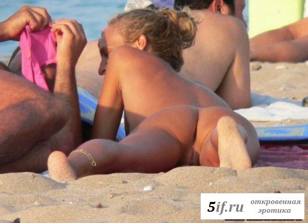 Классные гениталии пляжной красотки