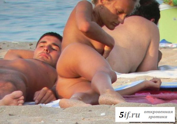 Классные гениталии пляжной красотки