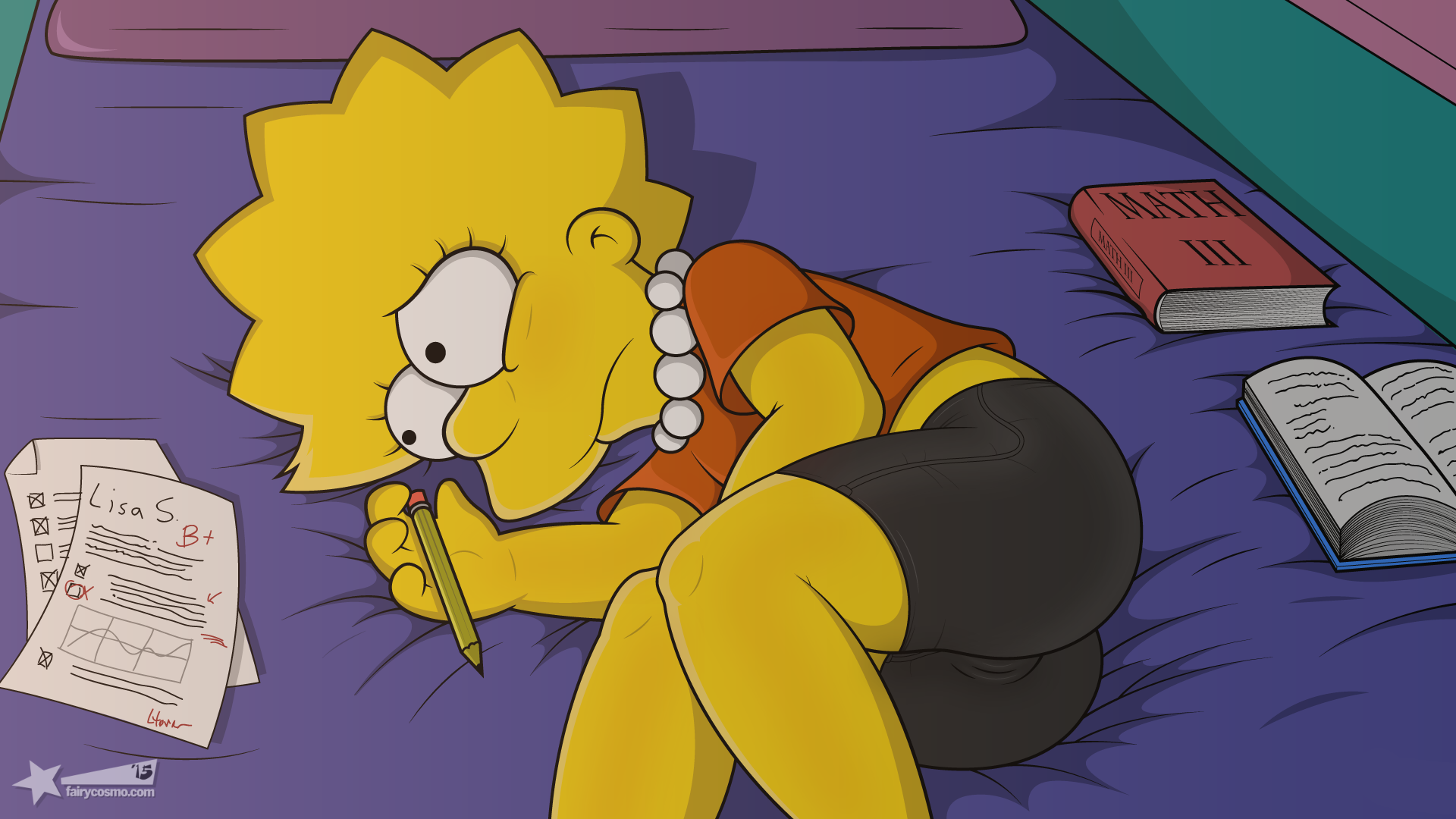 Lisa simpson и её попка