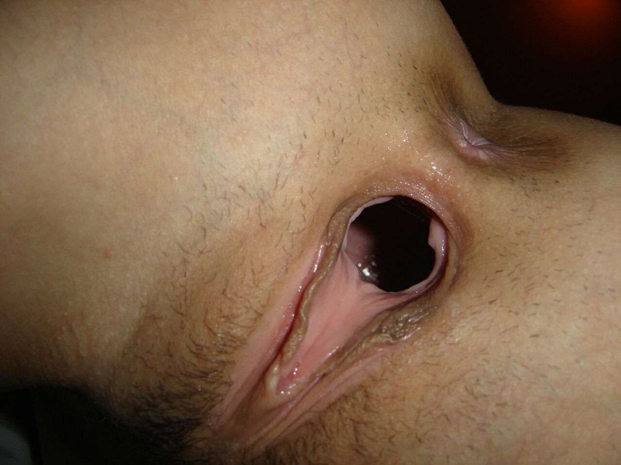 Разработанные дырки крупным планом