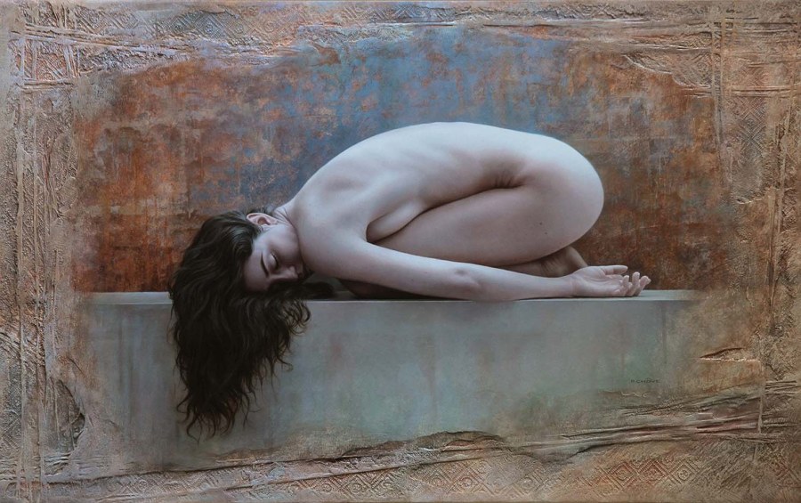 Голые натурщицы в художественных студиях