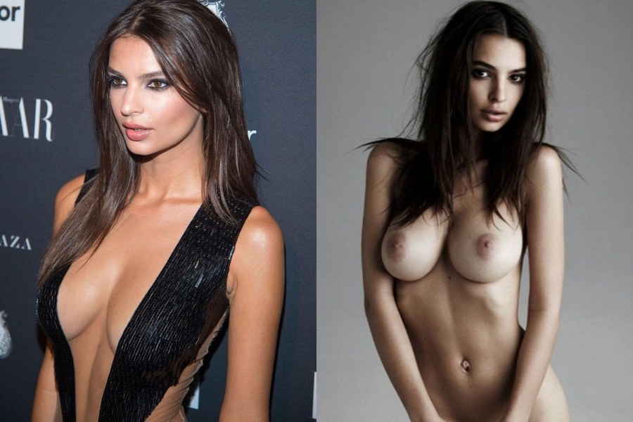 Эмили Ратайковски грудь