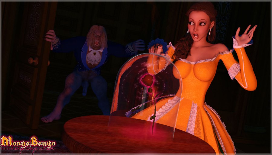 Красавица и чудовище с большими сиськами