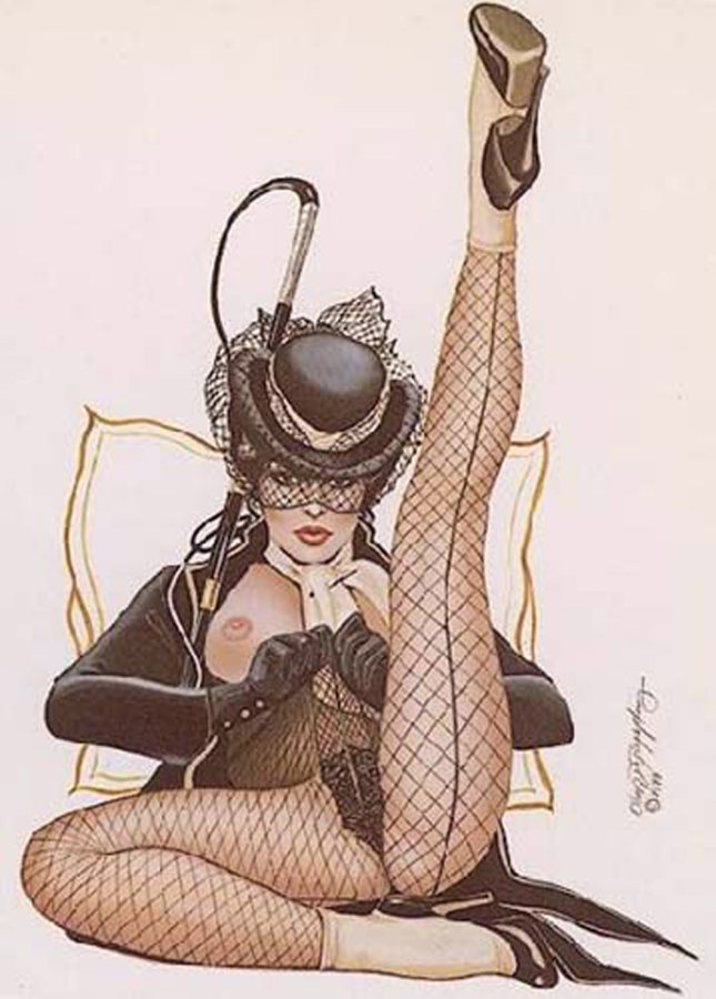 Мастурбация зрелых в чулках