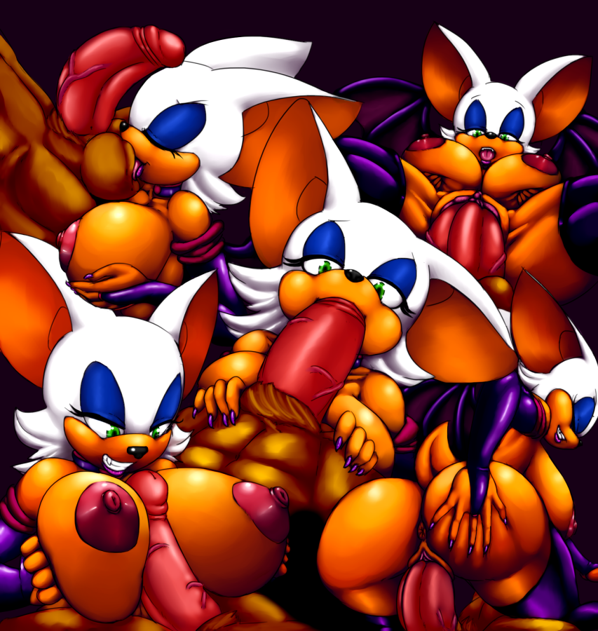 Летучая мышь Руж хентай