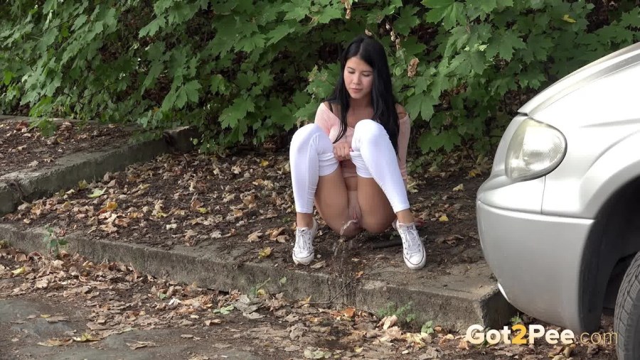 Голые девчонки на трассе