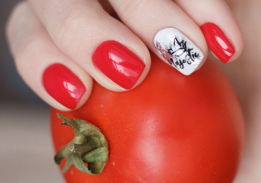 Дизайн ногтей шикарные красные