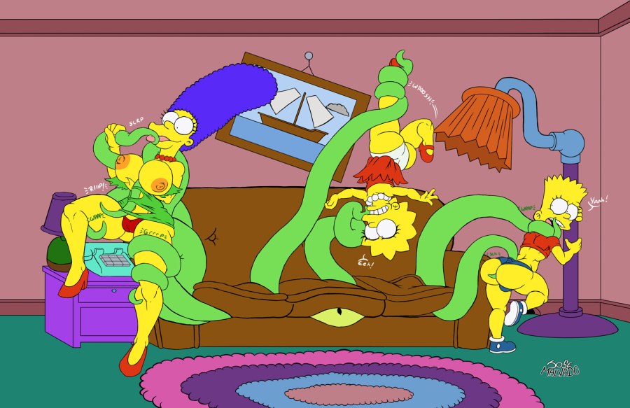 Мардж симпсон щупальца