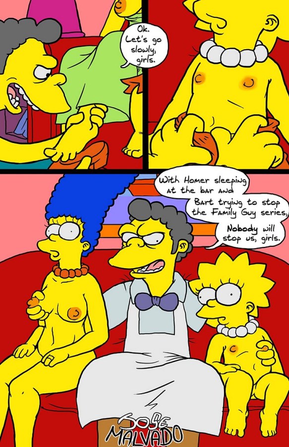 Симпсоны хентай Лиза гипноз