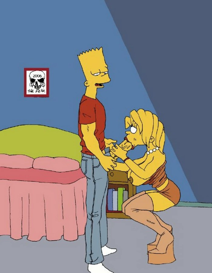 Барт симпсон член на Лизу