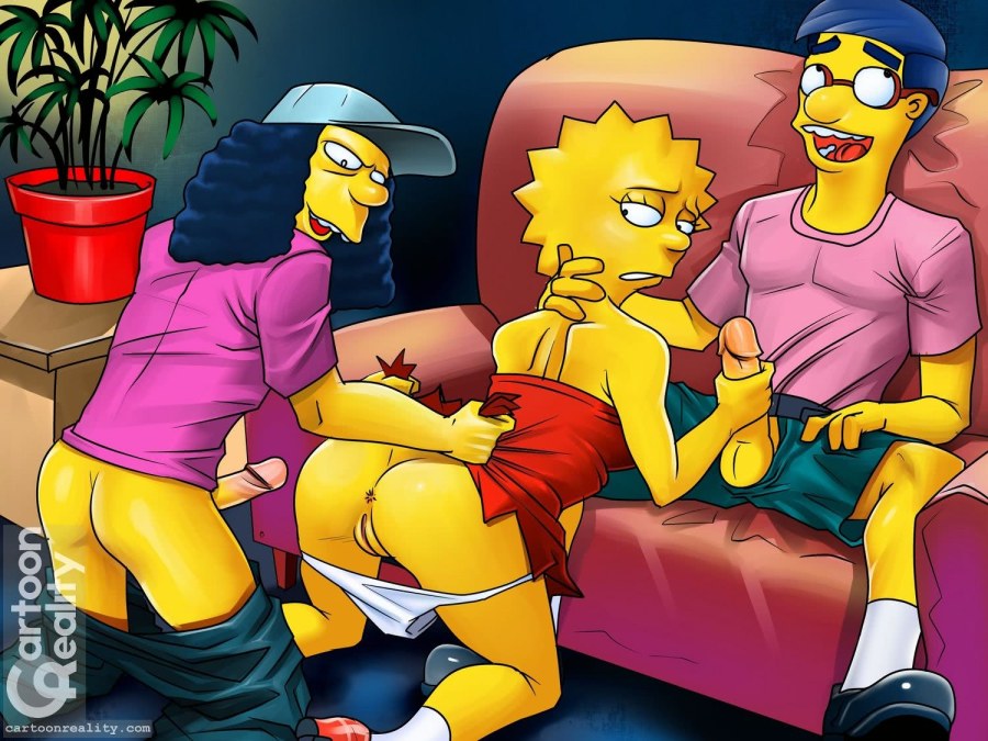 Симпсоны хентай Скиннер и Лиза