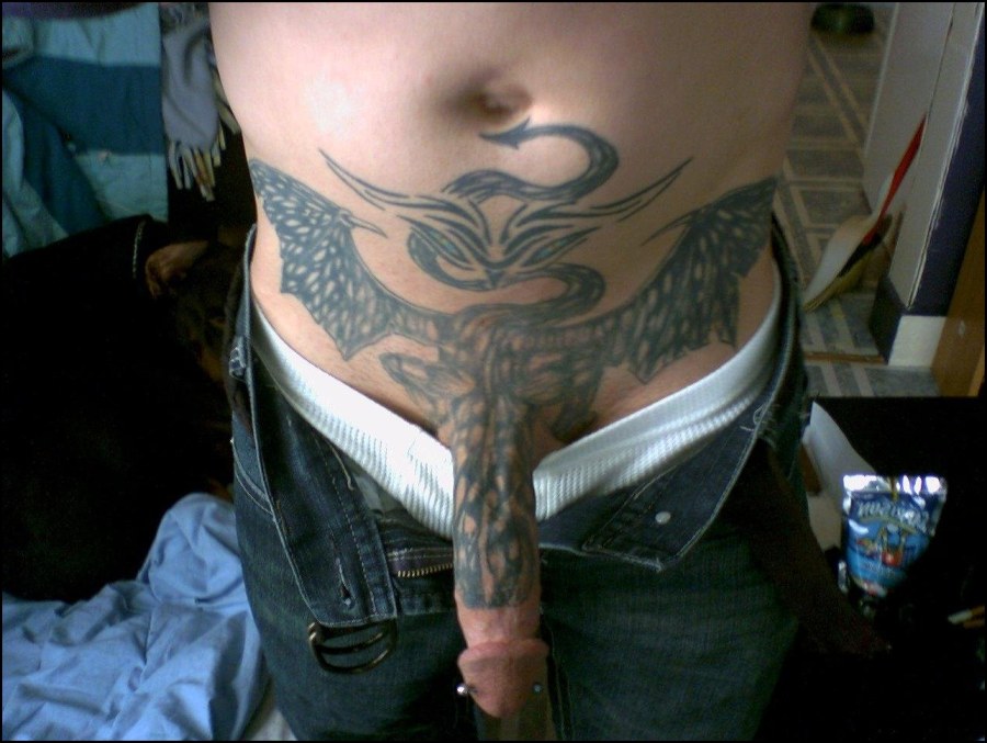 Наколки на интимных местах мужские