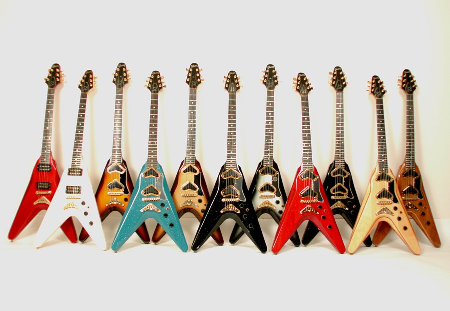 Гитарная дека Flying v