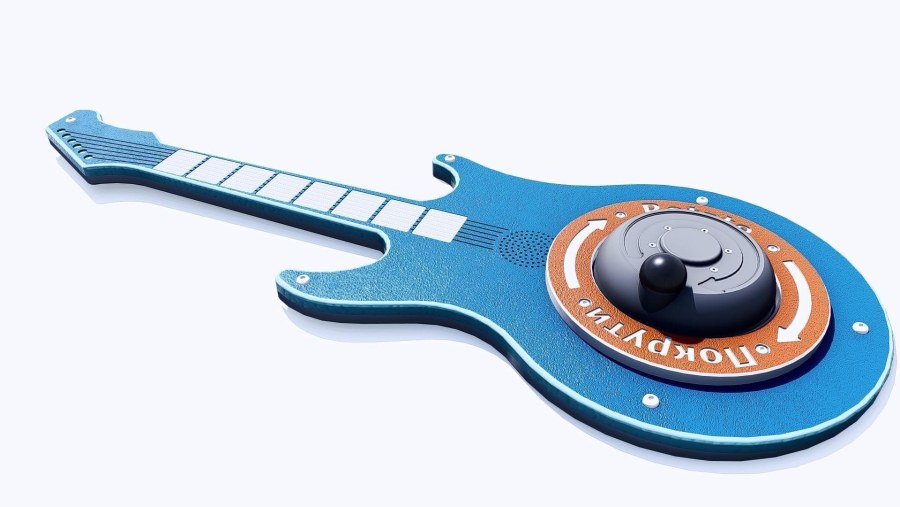 Ложка в виде гитары