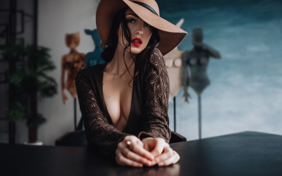 Фотосессия в шляпе