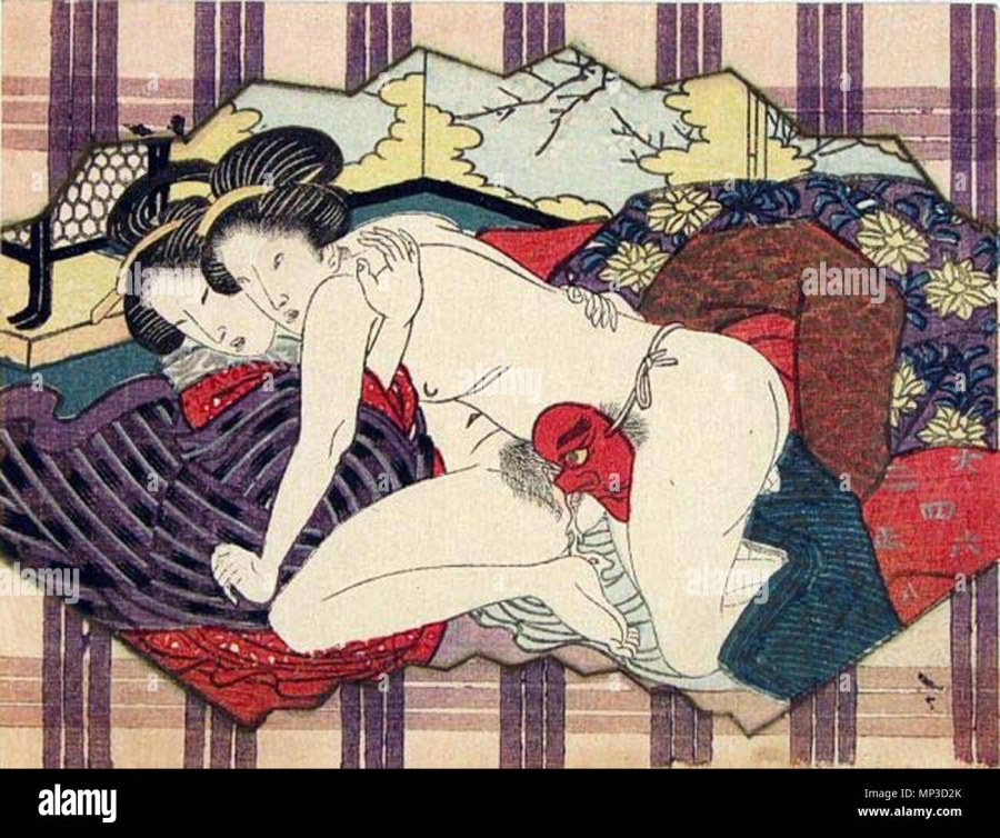 Эротические Гравюры древней Японии