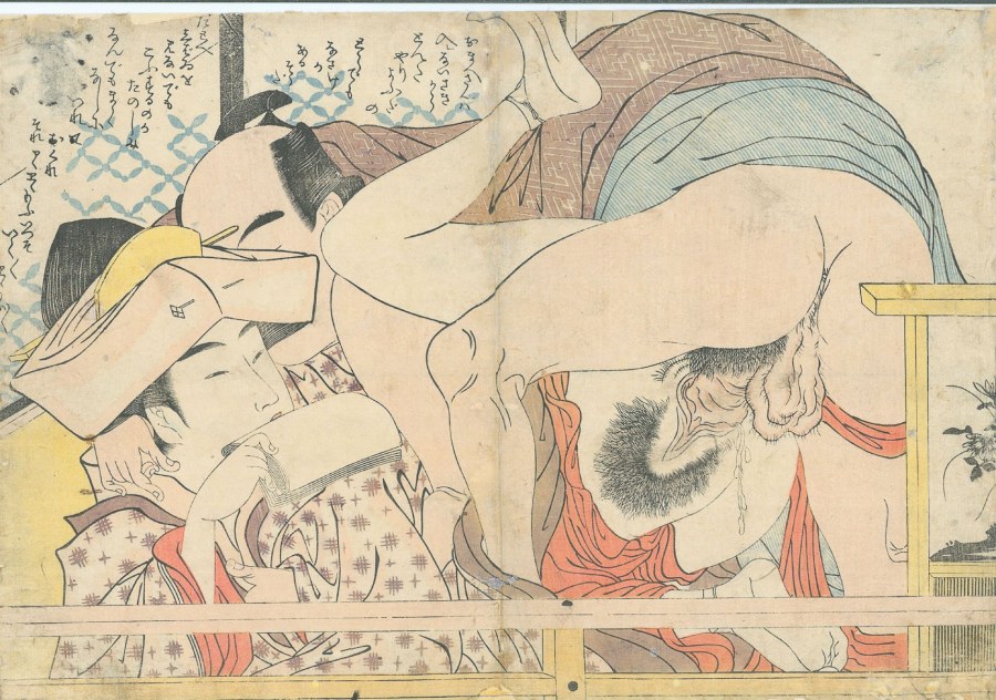 Сюнга японская порнографическая живопись