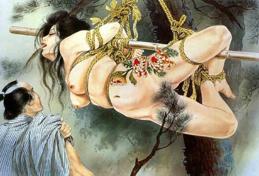 Японский бдсм арт Kaname Ozuma