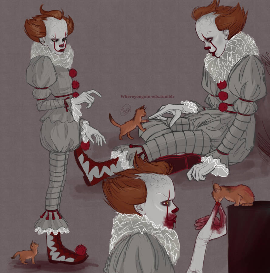 Клоун ПЕННИВАЙЗ хентай Беверли