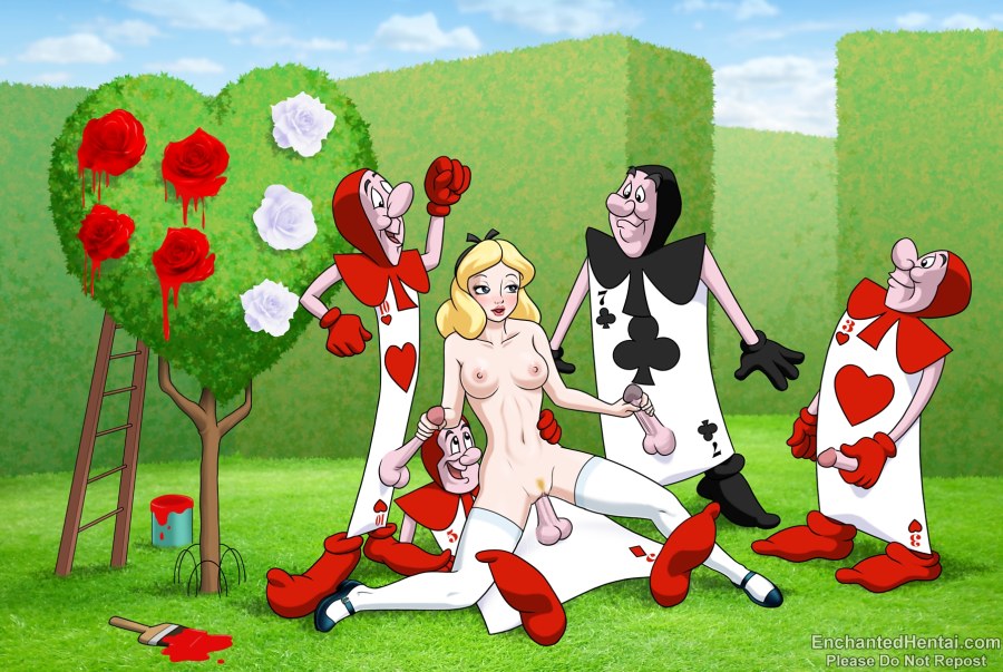 Голая Алиса в стране чудес