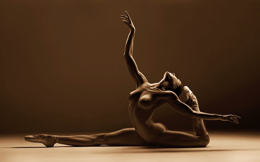 Naked gymnast балерина Ирина