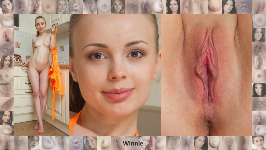 Лицо и вагина фотомодели