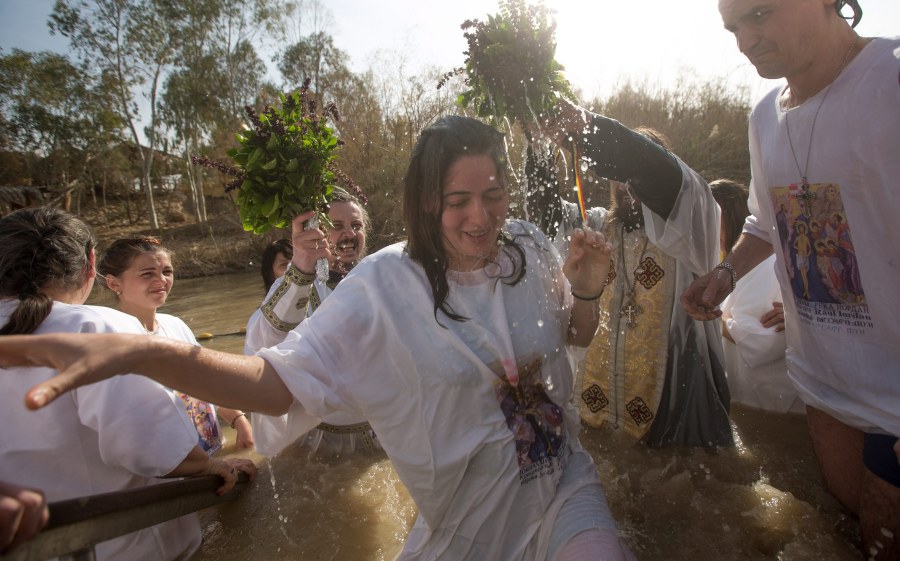 Израиль река Иордан девушки