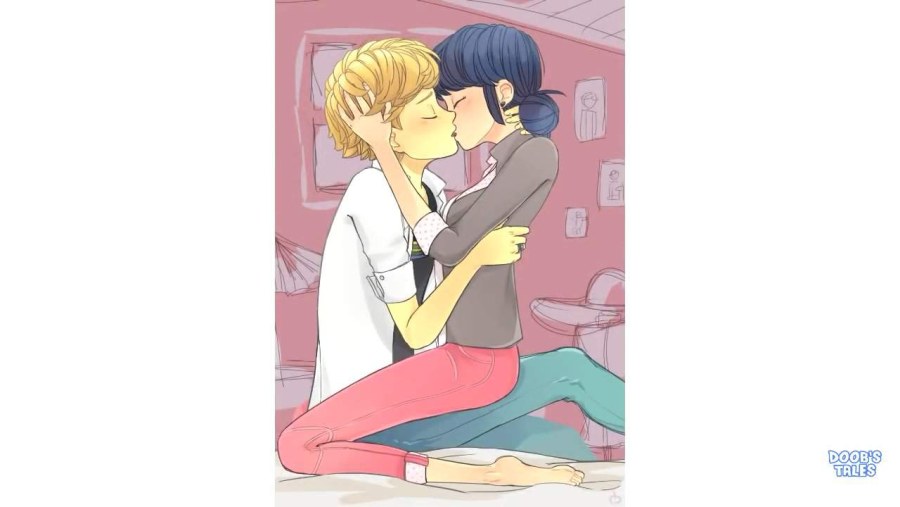 Маринетт и кот Блан любовь 18