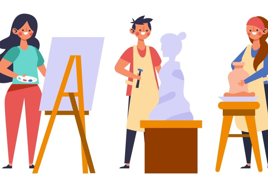 Рисунок символ свободы выбора художника стилиста