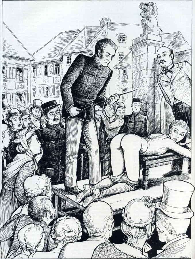 Публичная порка наказание