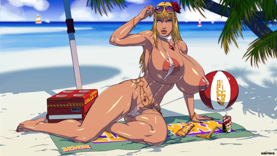 Хентай пляж большие сиськи