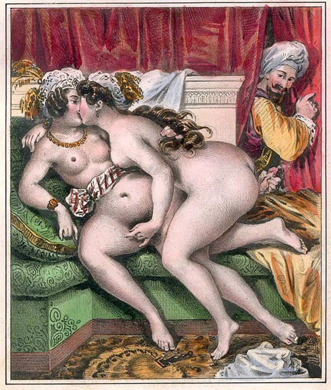 Эротические Гравюры древности