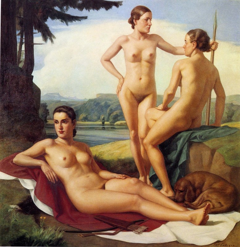 Адольф Циглер обнаженка