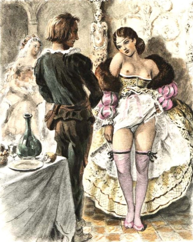 Современные эротические иллюстрации