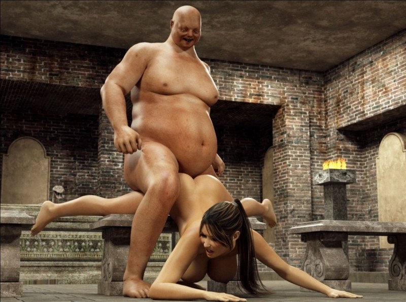 Блэкаддер Лара Крофт 3д анал